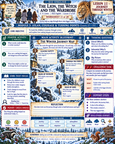 The Lion, the Witch and the Wardrobe | Lessons 11–20 | KS3 English