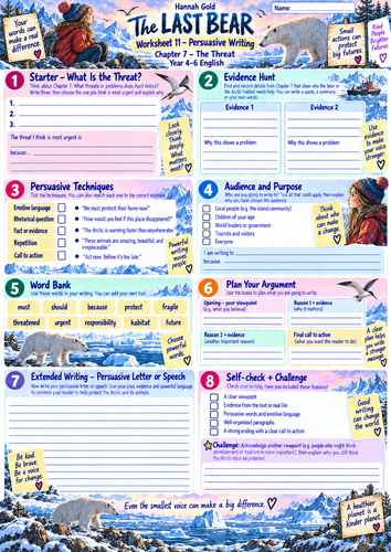 The Last Bear Lessons 11–20 | Year 5/6 English | KS2 Resources