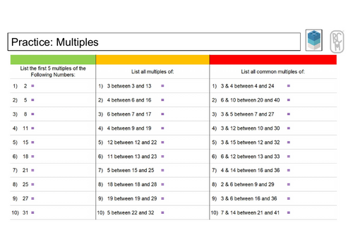 1.N.3.3 Multiples Practice