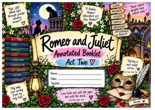 Romeo and Juliet Act 2 – Fully Annotated Script & Study Guide | GCSE English Literature