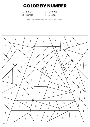 Colour by Number - Letters & Numbers | 72 pp