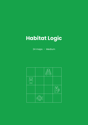 Habitat Logic Puzzles | 29 No-Prep Sheets