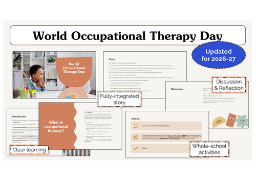World Occupational Therapy Day Assembly | KS1 & KS2 | Updated for 2026-27