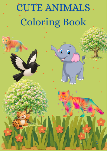Big Animals Coloring Book