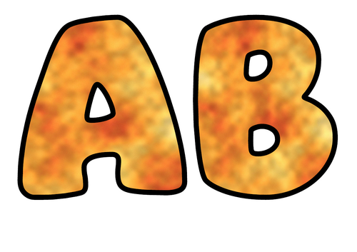 Autumn Woodland Bubble Letters | Nature Bulletin Board Letters | Classroom Display Pack