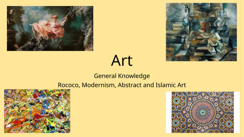 KS2 Art Unit | Rococo, Abstract & Islamic Art | 7 Complete Lessons + Resources