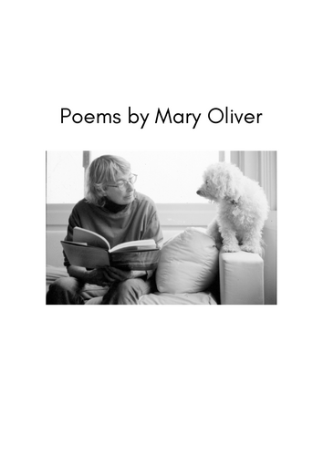 Poetry Booklet Mary Oliver KS3