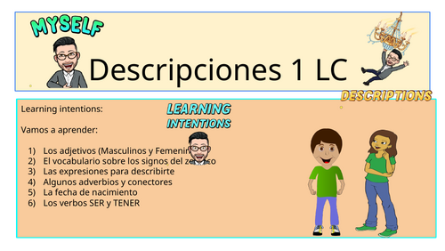 Descriptions (physical and personality) Leaving Certificate Spanish