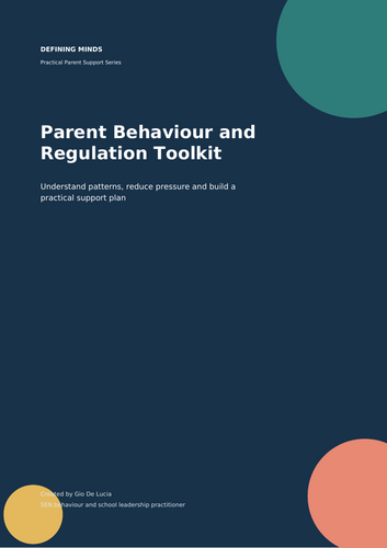 Complete Parent Behaviour and Regulation Bundle | ADHD, Autism, PDA and ODD