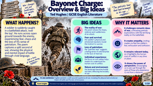 the bayonet charge aqa gcse english