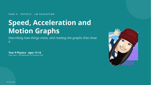 Speed, Acceleration and Motion Graphs | Year 9 Physics PowerPoint Lesson