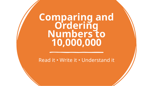 Year 6 Maths | Number & Place Value | Comparing & Ordering Numbers to 10,000,000 | Week 1 Lesson 3