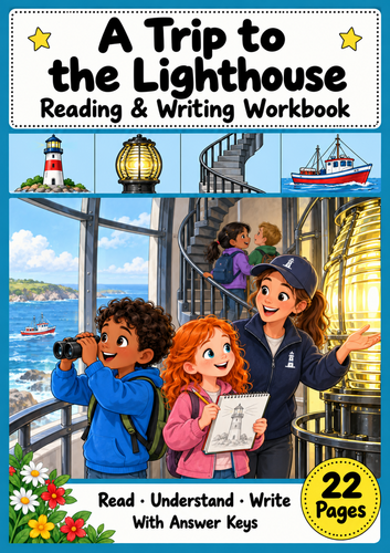 Lighthouse Trip Reading and Writing Workbook Grades 1-2