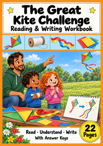 Great Kite Challenge Reading and Writing Workbook Grades 1-2
