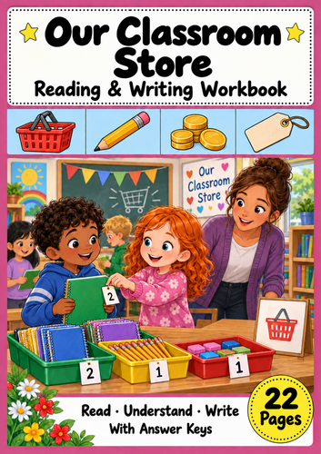 Classroom Store Reading and Writing Workbook Grades 1-2