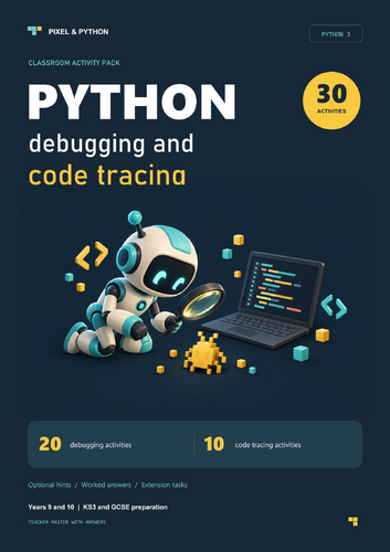 Python Debugging & Code Tracing | KS3 & GCSE