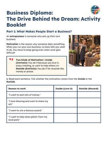 Business Studies - Innovation or Chance