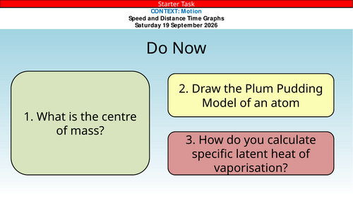 AQA GCSE Physics Motion