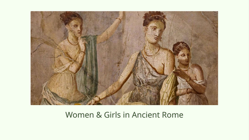 Ancient Roman Women Slideshow Presentation