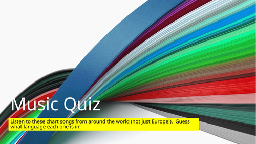 European Day of Languages Music Quiz 2026