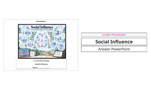 A Level Psychology: Social Influence Summary Booklet