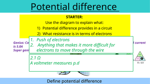 Potential difference
