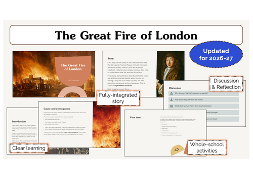 The Great Fire of London Assembly | KS1 & KS2 | Updated for 2026-27