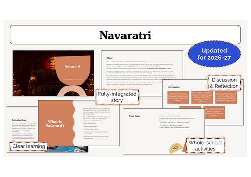 Navaratri Assembly | KS1 & KS2 | Updated for 2026-27