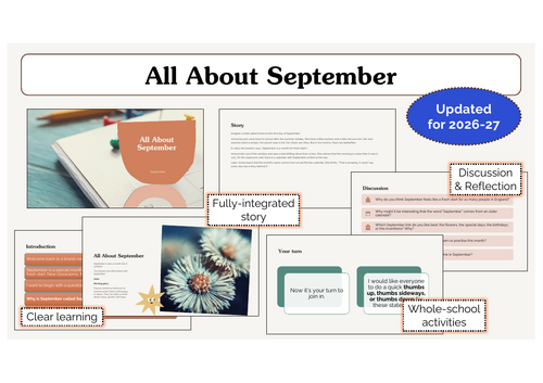 All About September Assembly | KS1 & KS2 | Updated for 2026-27