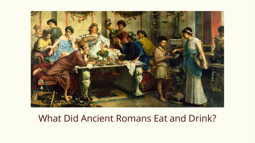 Ancient Roman Food Slideshow Presentation