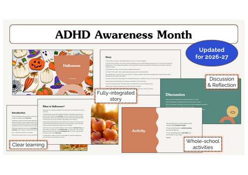 ADHD Awareness Month Assembly | KS1 & KS2 | Updated for 2026-27