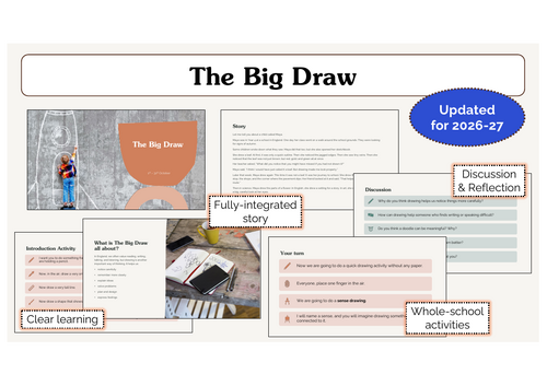 The Big Draw Assembly | KS1 & KS2 | Updated for 2026-27