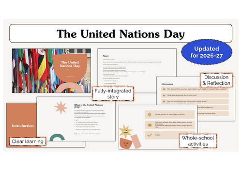 The United Nations Day Assembly | KS1 & KS2 | Updated for 2026-27