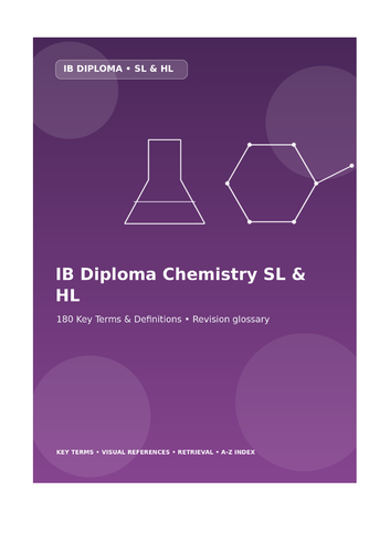 IB Diploma Chemistry SL & HL Key Terms Glossary | 180 Terms + Revision Questions & Answers