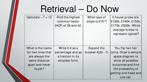 Sparxmaths Curriculum Y8 Unit 1 - Percentages