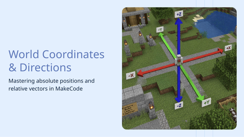 KS3 Minecraft Education: Coding Lesson 3 Computer Science
