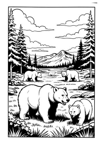 Fat Bear Week NO PREP Pack | Katmai National Park Coloring Pages & Writing Paper