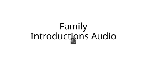 AQA GCSE 2026: Introductions Listening | Family (French Foundation)