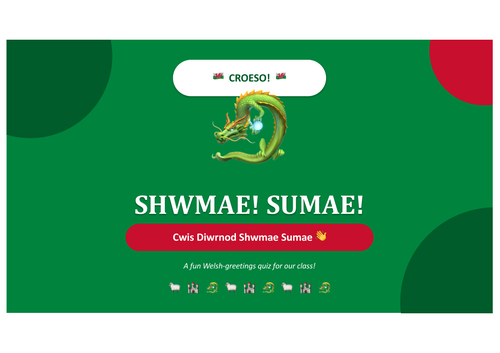 Diwrnod Shwmae/Sumae Quiz | Welsh Greetings | Updated for 2026-27