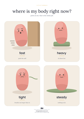 Emotional Regulation Check-In Poster A3/A4