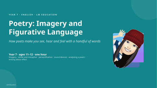 Figurative Language in Poetry | Year 7 English PowerPoint Lesson