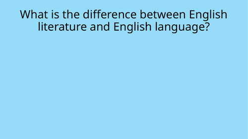 AQA English Language Paper 1: Section A (low ability)