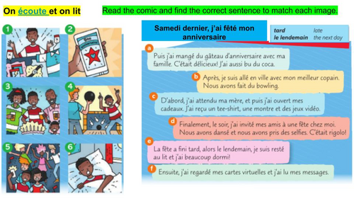 Comment as-tu fêté ton anniversaire| Year 9| Module 1! Dynamo 3