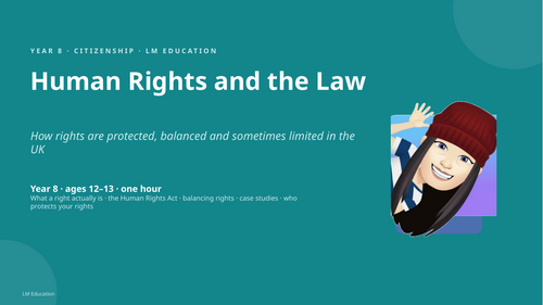 Human Rights and the Law | Year 8 Citizenship PowerPoint Lesson