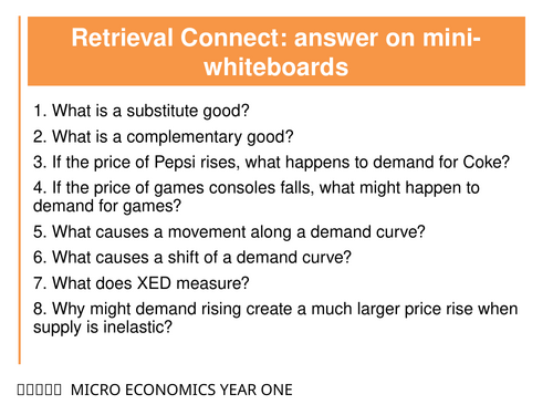 AQA A-Level Economics: Interrelationship between markets