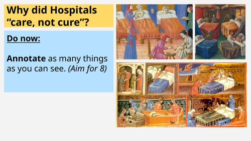 AQA Health & the People / Medicine / 2. Middle Ages Hospitals