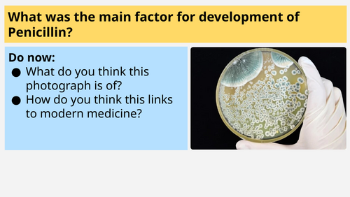 AQA Health & the People / Medicine / 4. Industrial/Modern Treatment
