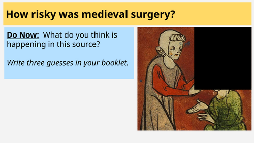 AQA Health & the People / Medicine / 1. Middle Ages Surgery