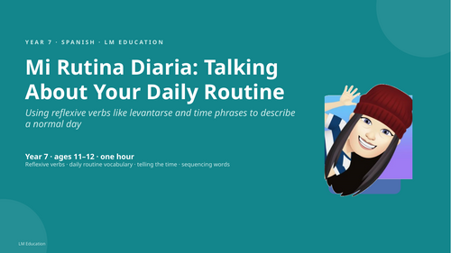 Daily Routine in Spanish | Year 7 Spanish PowerPoint Lesson