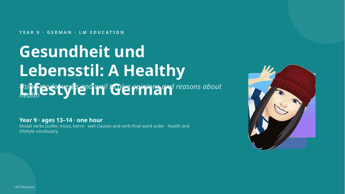 A Healthy Lifestyle in German | Year 9 German PowerPoint Lesson